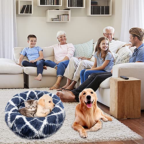 FOYOPET Calming Cat Bed for Indoor Cats, 23.6\