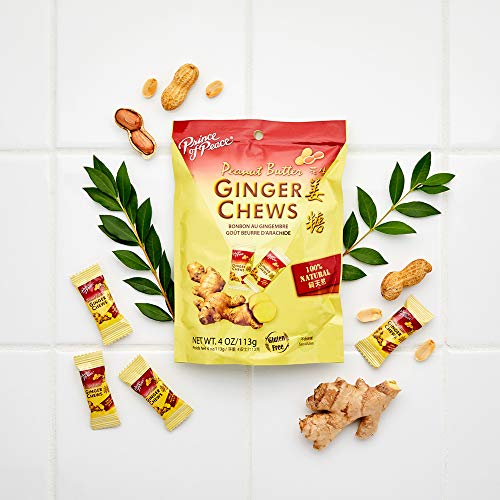Prince of Peace Ginger Chews with Peanut Butter, 4 oz. Candied Ginger