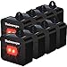 Univerayo Solar Predator Deterrent Light Predator Control Light Deer Repellent Coyote Deterrent Devices Rabbit Skunk Fox Bird Raccoon Coyote Animals Repellent - Upgraded Version - 8 Pack