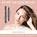 Winged Eyeliner Pencil Stamp - Perfect Cat Eye Vamp Liquid Black Quick Flick Wingliner Waterproof Stencil Wing Long Lasting Smudgeproof Natural Smooth 2 in 1 Duel End (1 Pack)