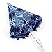 Honeystore Wedding Lace Sun UV Parasol 2 Folding 3D Flower Embroidery Umbrella 1811 Blue