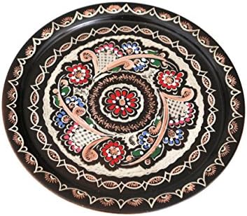 Unique Handmade Painted Serving Tray 10 inches
