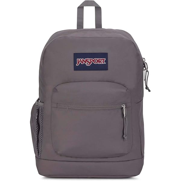 gray jansport backpack amazon Amazon.com | JanSport Unisex Cross Town Graphite Grey Polyester Backpack