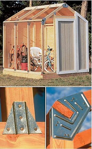 Gardening and Lawn Care-Storage Shed-Hopkins Peak Roof Shed Kit-Perfect Storage,Easy Assembly and Designed with a Sturdy Frame