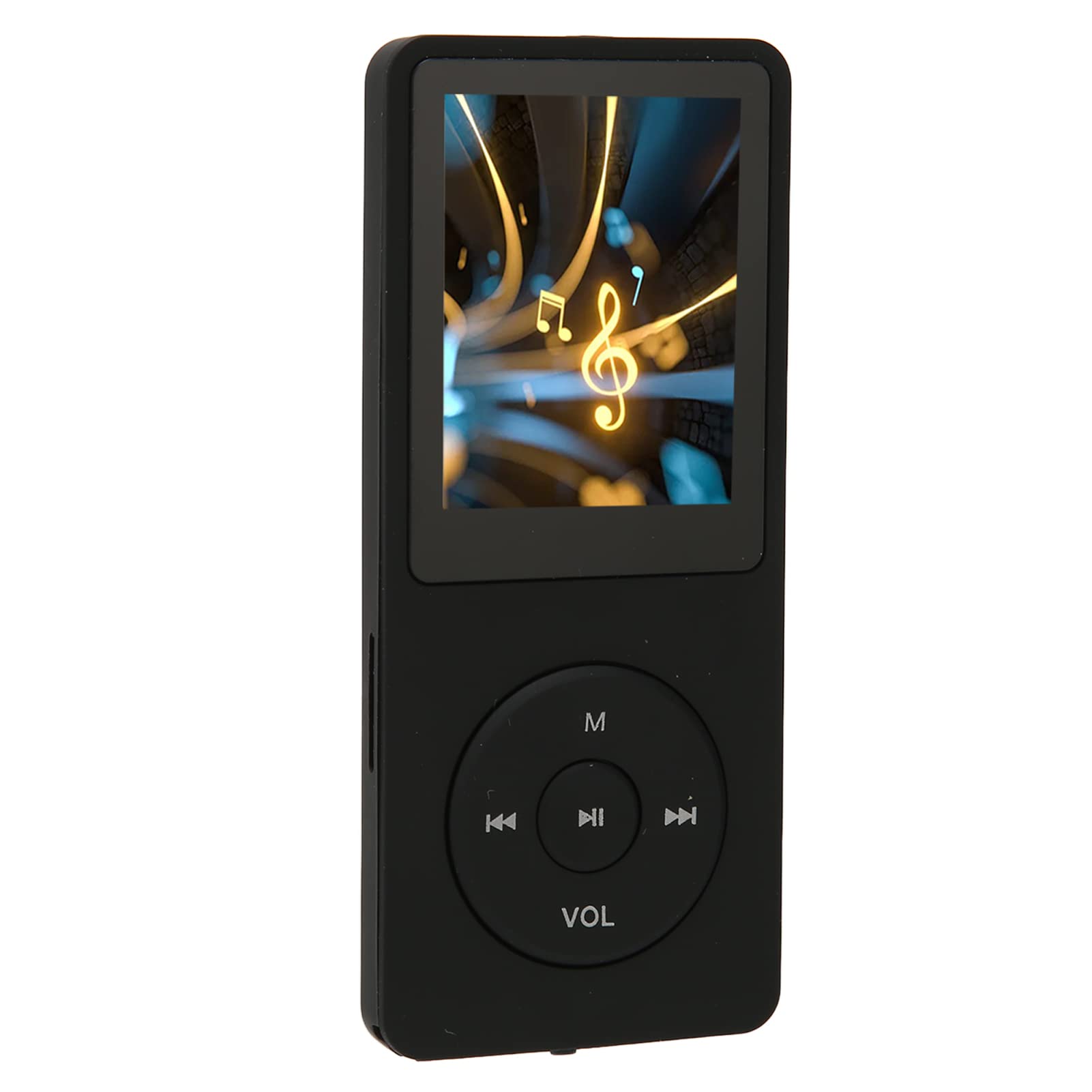 Gugxiom MP3 Player Mp4 Player, Built In 8GB Memory Capacity, 450mAh Portable Music Player with 1.8in Screen for TXT, MP3, WMA, OGG, WAV, APE, FLAC, AAC LC, ACELP Formats (Black)