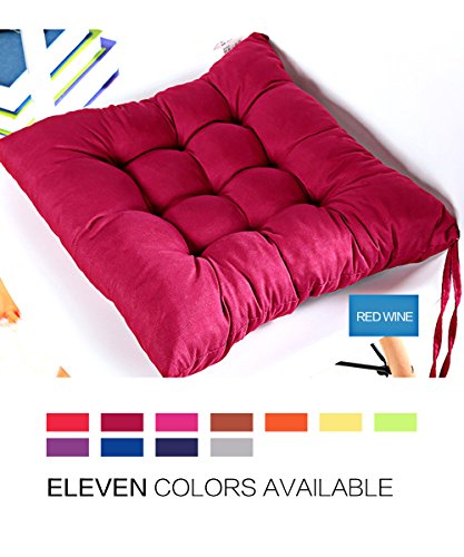 C.CTN Home Living Room Decor Malinda Chair Cushion (Burgundy)