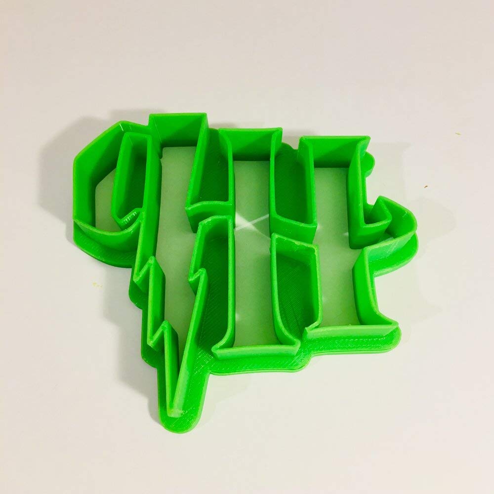 PRO CUT GRAPHICS - H.P Initials 3D Cookie Cutter - Cake Biscuit Round Decoration | Supplied in Clear Gift Box | Medium…