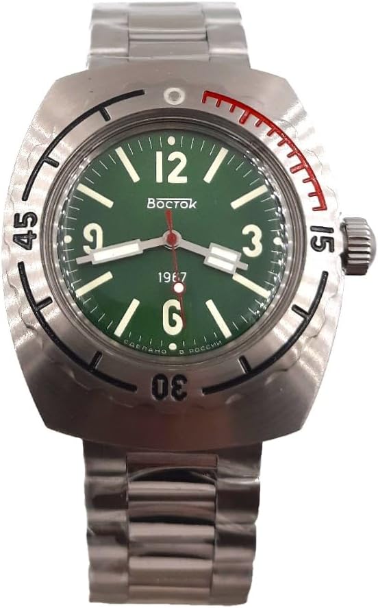Amazon.com: Vostok | Amphibia 090660 Automatic Self-Winding Diver