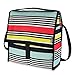 PackIt Freezable Picnic Bag with Zip Closure, Surf Stripe