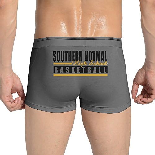 Men's ALabama Brewton Southern Normal High School Basketball Boxer Brief Ash