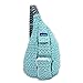 Kavu Rope Bag, Teal Quilt, One Size