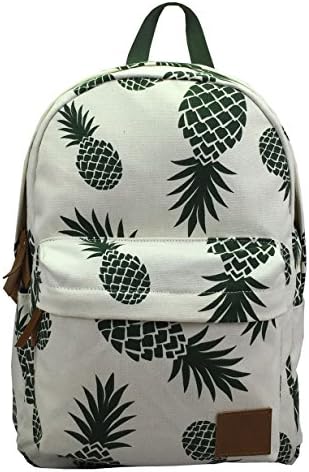 Backpacks School Bookbags For Girls | Mochilas De Mujer | Cute Daypacks College Travel Bags Women Fashion Floral Galaxy Pineapple Bag (Pineapple 2)