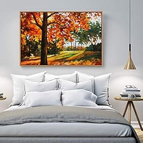 Floating Framed Canvas Wall Art for Living Room, Bedroom Scenery Canvas Prints for Home Decoration Ready to Hang - 16x24 inches