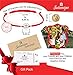 Inspirational Lucky Friendship Protection Bracelet - Happy Feng Shui Coin with Yin Yang Engraved Wristband - Handmade Sterling Silver Adjustable Red Bracelets Gifts for Men Women Girls Boys Kids