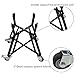 Dracarys Rolling Cart for Big Green Egg Accessories Rolling Nest with Heavy Duty Locking Caster Wheels Powder Coated Steel Rolling Outdoor Cart for Large Big Green Egg Kamado Joe Grill Stand