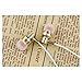 Earbuds with microphone,in Ear Headphones with Microphone (gold)