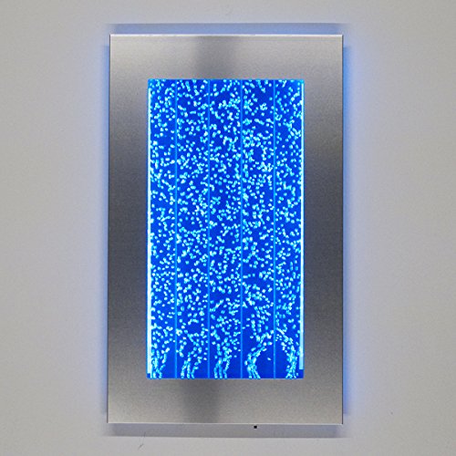 Wall Mount Hanging Bubble Wall Aquarium 30" LED Lighting Indoor Panel 300WM Water Fall Fountain Water Feature