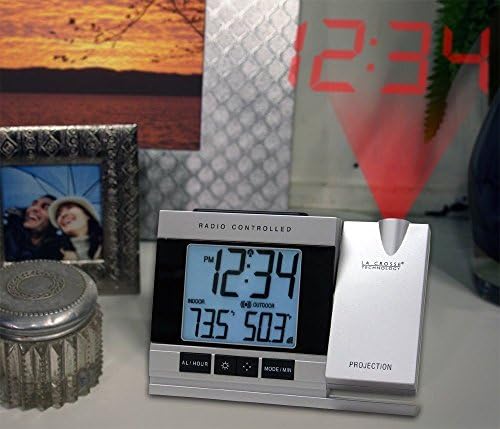 Projection Clock Alarm w/Indoor/Outdoor Temp. La Crosse Technology BestDealer