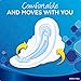 Always Maxi Unscented Pads with Wings, Long/Super 32 Count (Pack of 2)