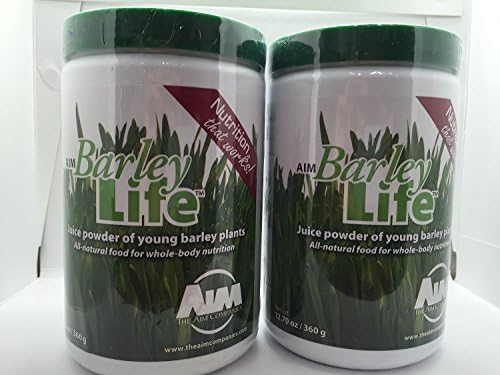 AIM BarleyLife - Family Size (12.7 oz) Barley Grass Powder (Two Pack) by AIM Barleylife