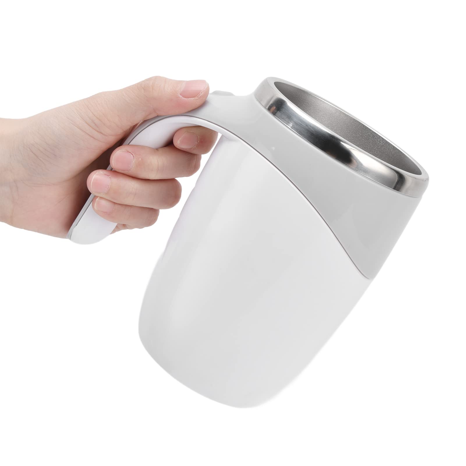 cersalt Multipurpose Stirrer Coffee Cup, Automatic Magnetic Self Mixing Coffee Mug Anti Rust Easy to Clean for Office for Home