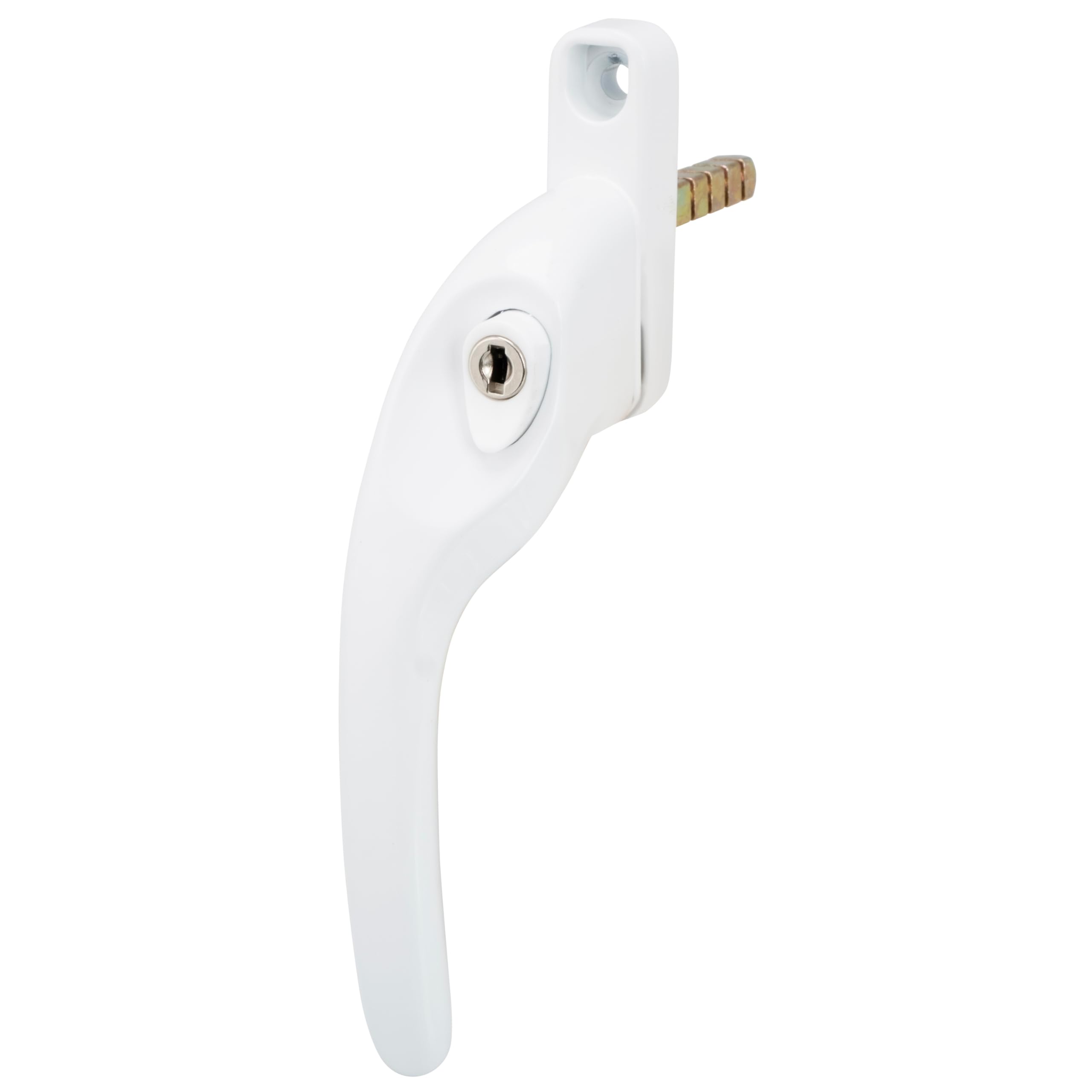 Sterling uPVC Locking Offset Window Handle, White