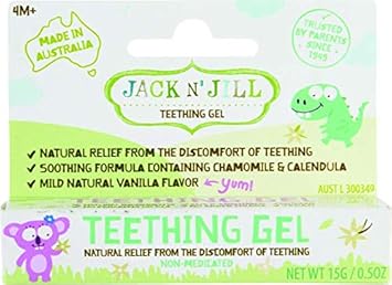 Amazon Com Jack N Jill Teething Gel 4 Months Vanilla 0 5 Oz 15 G Beauty