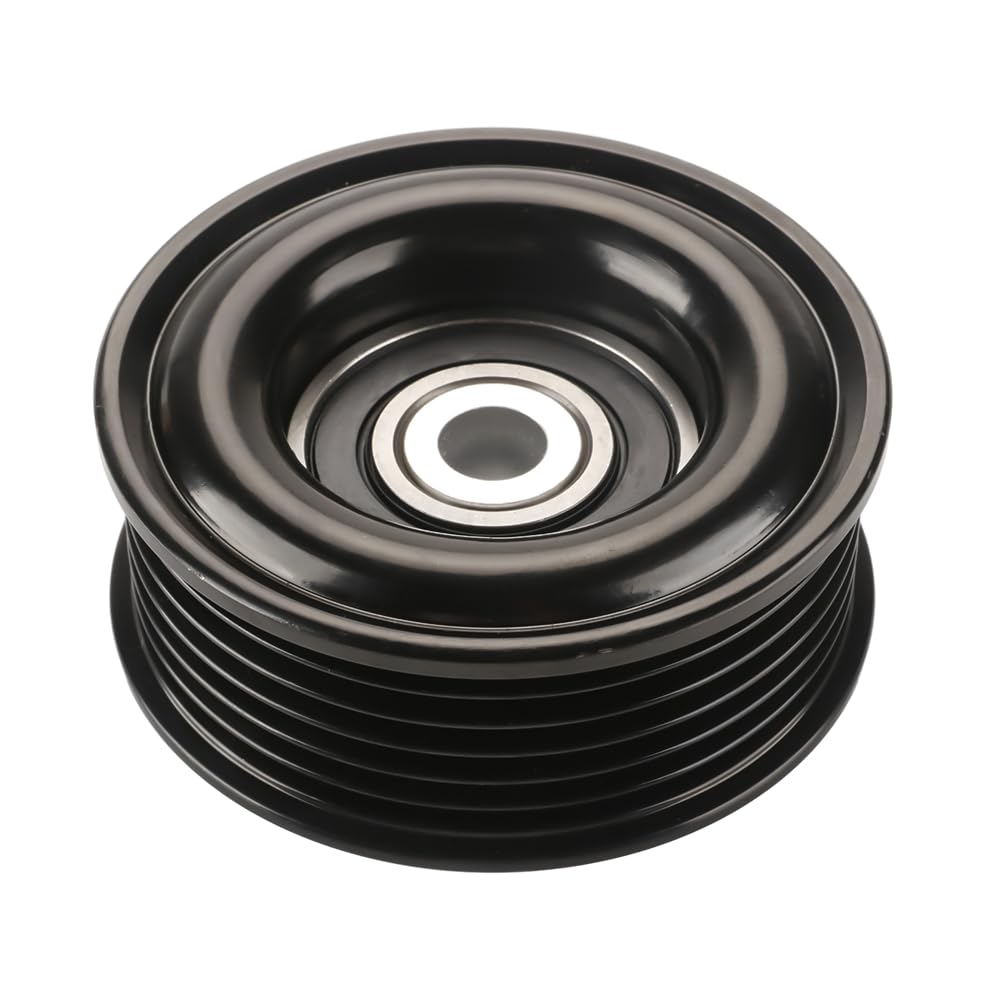 Photo 1 of Drive Belt Idler Pulley Belt Tensioner Pulley Compatible for Toyota Land Cruiser 1998-2007 for Toyota 4Runner 2003-2009 for Toyota Sequoia Tundra 2001-2009 - Replace Part 16604-50030