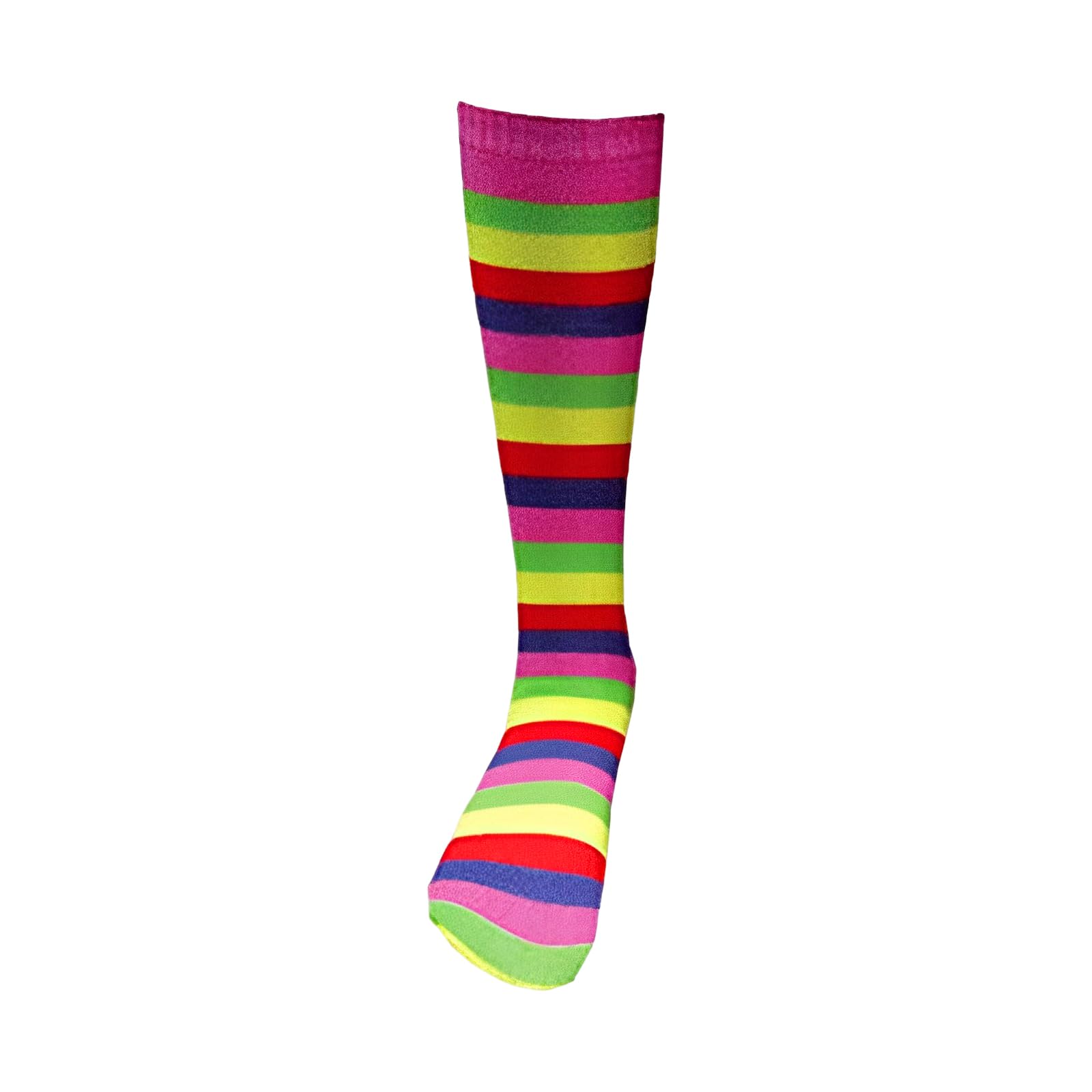 Dress Up America Rainbow Knee Socks - Costume Knee Length Socks for Kids and Adults - Beautiful Role Play Costume