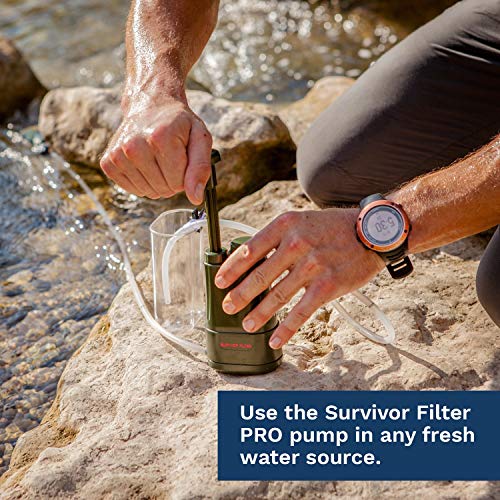 Survivor Filter Pro Water Purification System for Survival 99.999