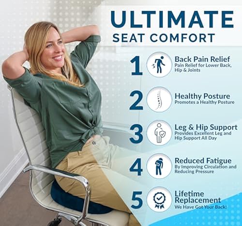 ComfiLife Gel Enhanced Seat Cushion – Office Chair Cushion – Non