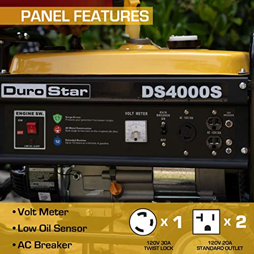 DuroMax DS4000S Portable Generator, Yellow/Black Pricepulse