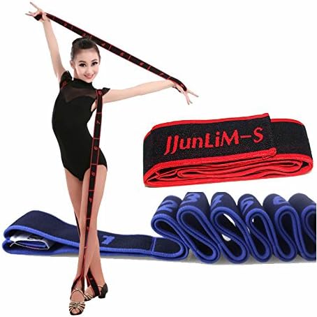JJunLiM 15KG Kids Adult Latin Bands Expander Pilates Yoga Stretch Resistance Bands Fitness Elastic Crossfit Dance Training Bands Gymnastics Exercise Bands Workout