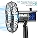 OPOLAR First Oscillating Mini Fan, AA Battery (not Included) Operated or USB Powered, Portable Table Fan, 3 Speeds, Adjustable Head, Enhanced Airflow and Low Noise, Personal Office Fan for Home