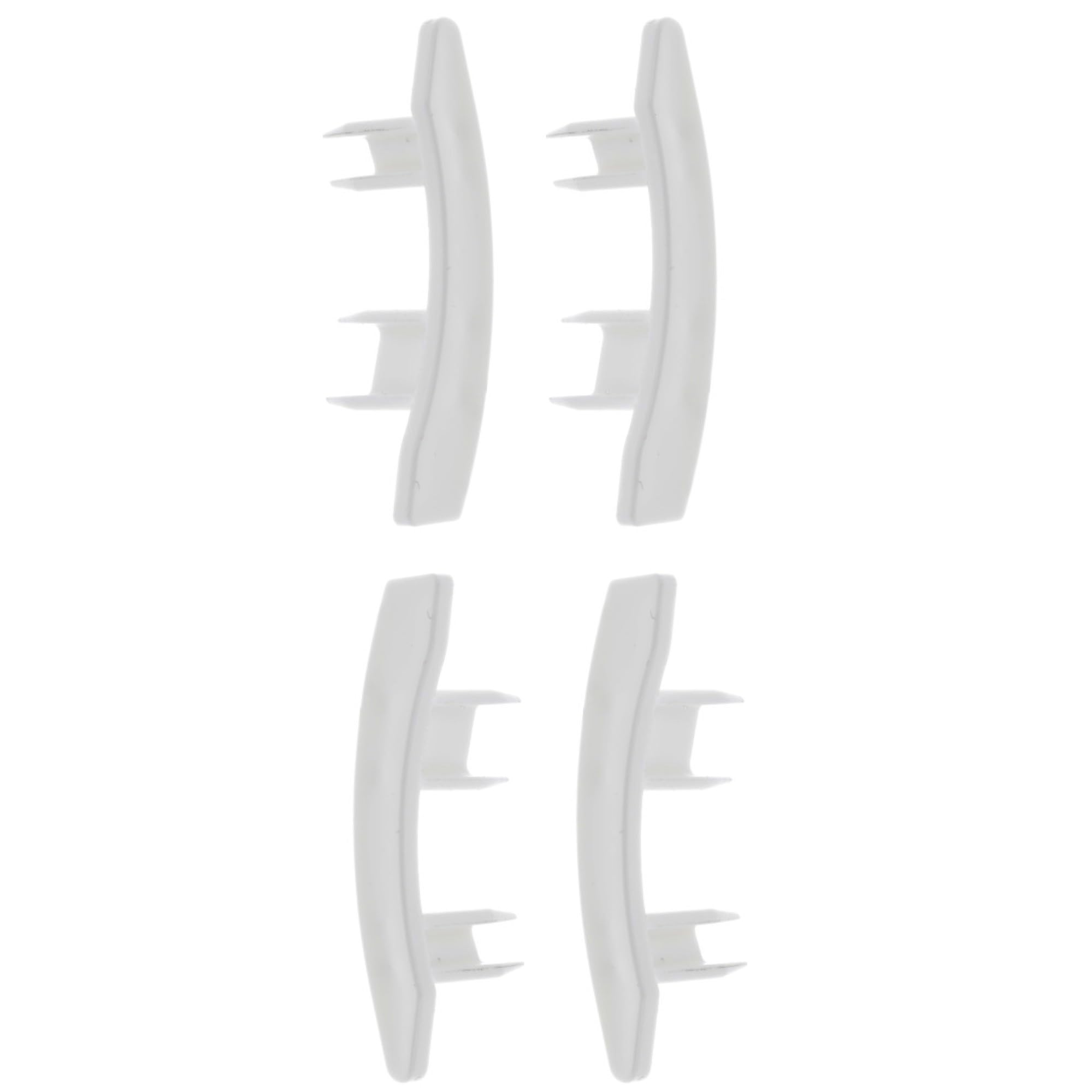 cyclingcolors 4X Cover Caps Guide Slats Blinds Window Blinds Plastic Clips Hooks Covers, White for 55 x 14mm