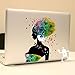 LoveDecalHome@ Macbook Pro Decal Sticker Transparetn Girl Macbook Sticker Partial Cover Macbook Pro Decal Skin Macbook Air 13 Sticker Macbook Stickers Decal