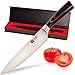 Premium Kitchen Chef’s Knife - Chef Knife 8-inch Blade - Cooking Knives Wood Handle - Carving Knife - Chopping Cutting Knife Set With Gift-Box For Women and Men - Carbon Stainless Steel Knife