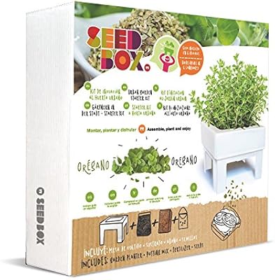 SeedBox SBMCUOR-Huerto Urbano Cultívame Mini-orégano, 17x4x17 cm ...