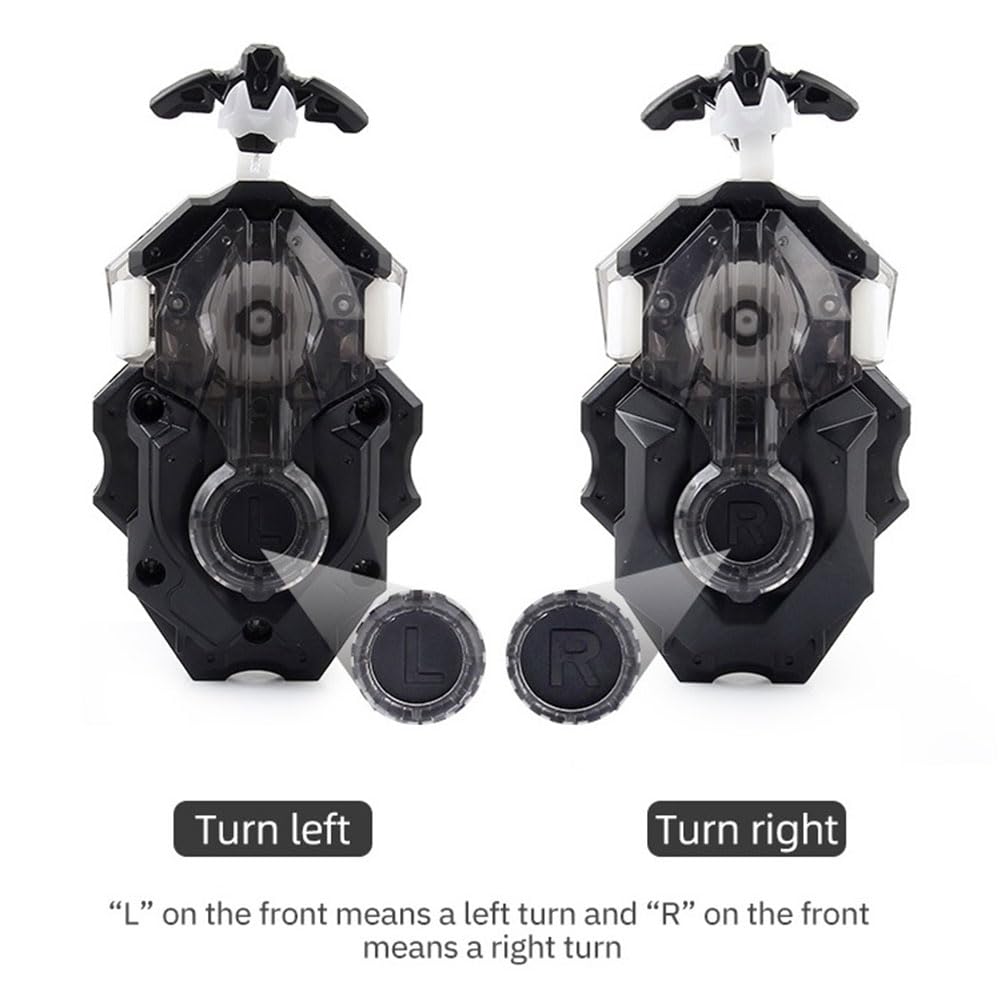 Bey Battling Burst Launcher and Grip, B-184 Left and Right Spin String Launcher Grip DB Layer System Compatible with All Bey Burst Series - Black