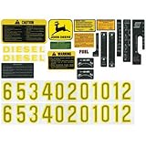 All States Ag Parts Decal Set Compatible with John Deere 4620 6030 2510 3010 5020 4520 4010 4000 3020 4320 5010 4020 2520 AR34177