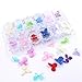 Newest Nail Art Dry Hydrangea Flower Decoration Set Fashion Acrylic Gel Nail Art Accessory (Clear with Dry Flower)