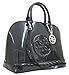 GUESS Women's Korry Dome Satchel Onyx Handbag