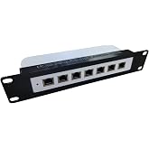 Blazin3D 10-inch Rack Mount for Ubiquiti Switch Ultra, PETG Material, Open Design (Black)