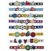 GOGO 10 PCS Adjustable Cute Wristbands, Multi-Color Rubber Charm Bracelets for Boys and Girls, Party Favors