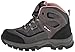 Hi-Tec Kids Unisex Hillside Waterproof Jr hiking Boot (Toddler/Little Kid/Big Kid), Charcoal/Blush, 13 M Little Kid