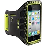 Belkin Easefit Sport Armband for Apple iPhone 4/4S (Black / Limelight)