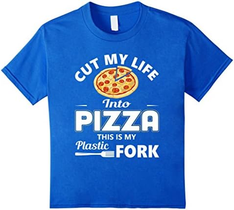 Kids Funny Pizza Lover T Shirt Gifts For Men Women Boy Girls 4 Royal Blue