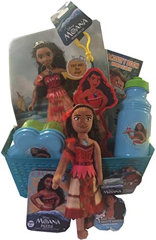 Must Have Disney Moana Gift Basket Featuring Musical Moana of Oceania Singing Doll! - Perfect idea for Girls Birthday Present or Get Well Soon Gift