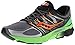 Saucony Men's Zealot ISO Running Shoe, Grey/Slime/Orange,9 M US