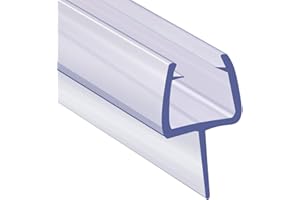 Cozylkx Shower Room Glass Door Bottom Gap Seal Strip for 3/8 Inch Glass, 27.5" Long Sweep Stop Shower Leaking
